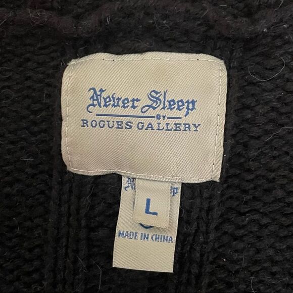 Vintage Never Sleep by Rogues Gallery  Dark Academia Varsity - Picture 5 of 7